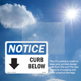 Curb Below [Down Arrow]