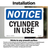 Cylinder In Use