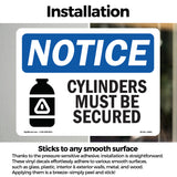 Cylinders Must Be Secured