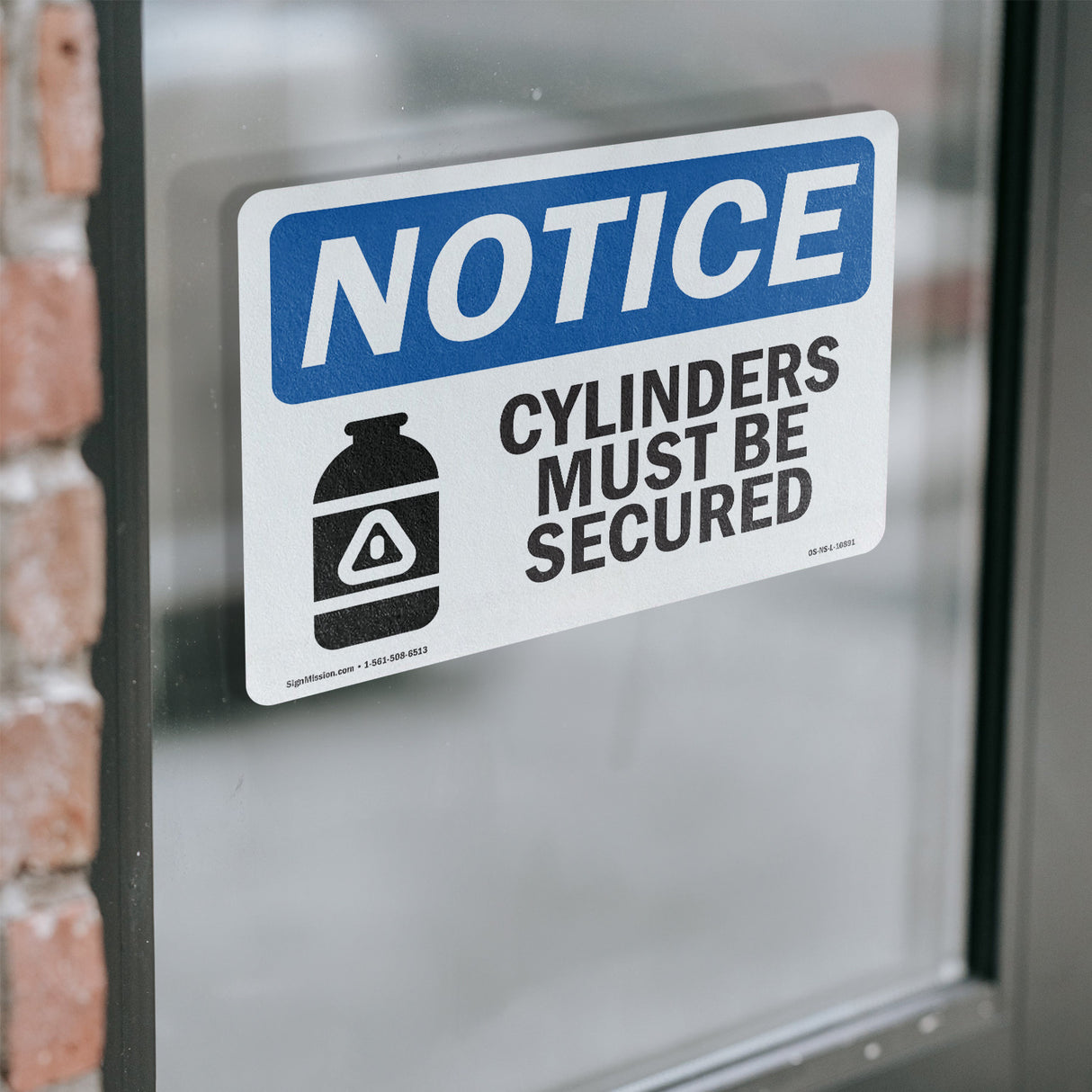 Cylinders Must Be Secured