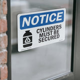 Cylinders Must Be Secured