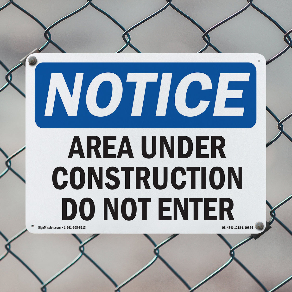 Danger Area Under Work Do Not Enter