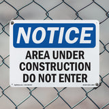 Danger Area Under Work Do Not Enter