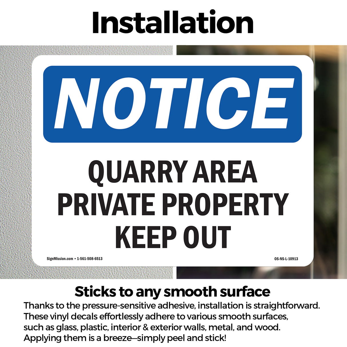 Danger Quarry Area Private Property Keep Out