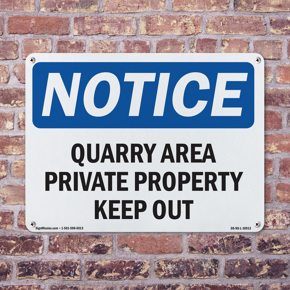 Danger Quarry Area Private Property Keep Out