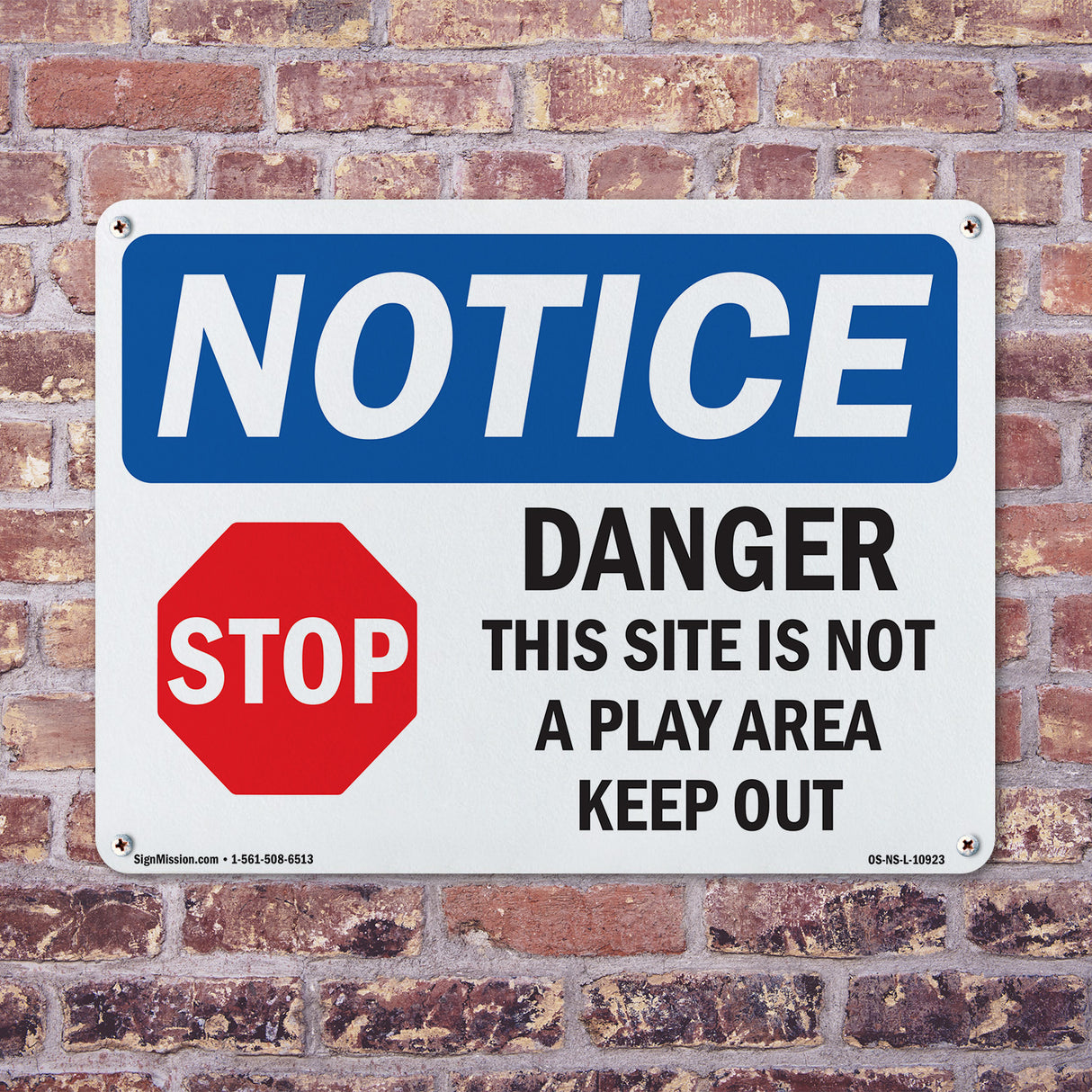 Danger This Site Is Not A Play