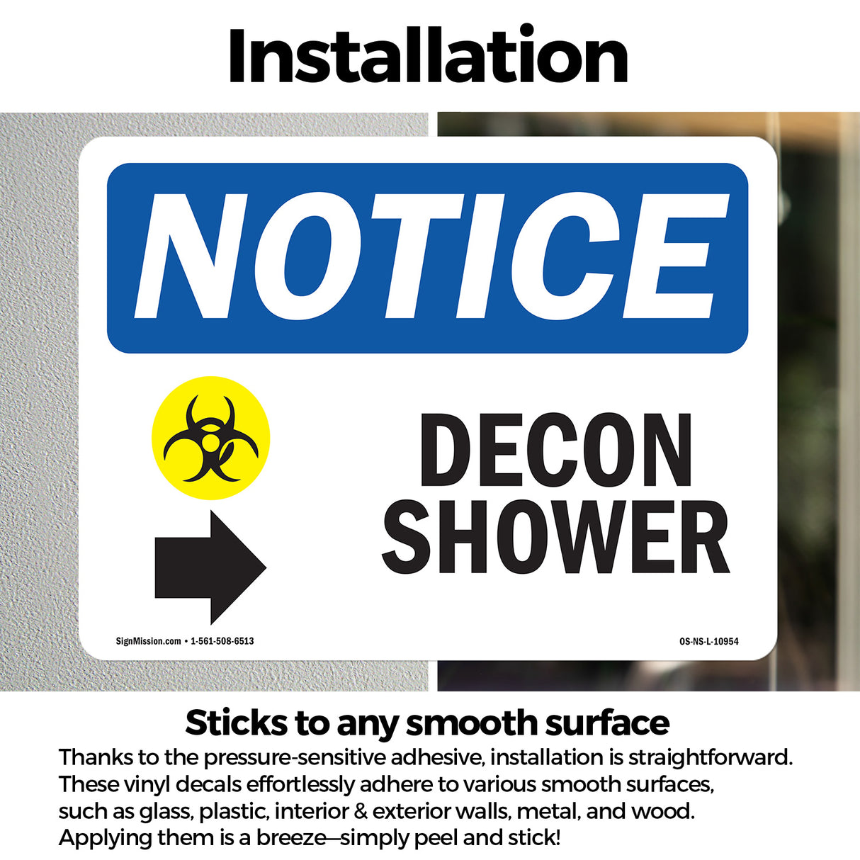 Decon Shower [Right Arrow]