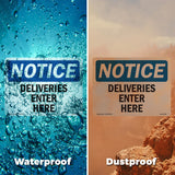 Deliveries Enter Here