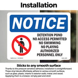 Detention Pond No Access Permitted