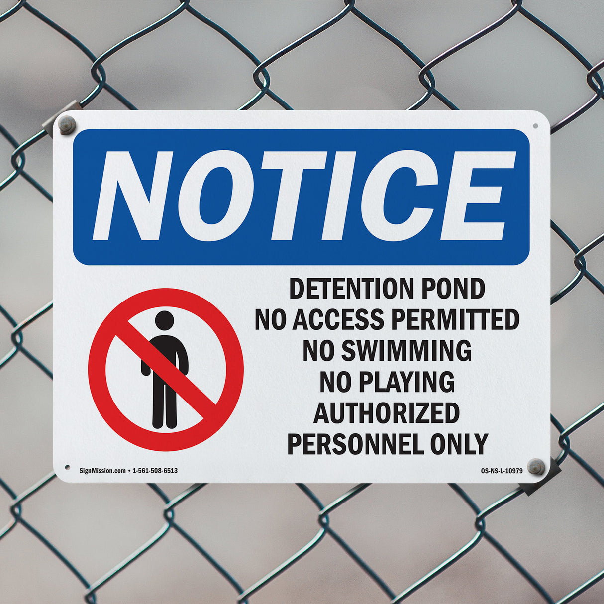 Detention Pond No Access Permitted