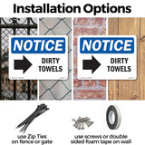 Dirty Towels [Right Arrow]
