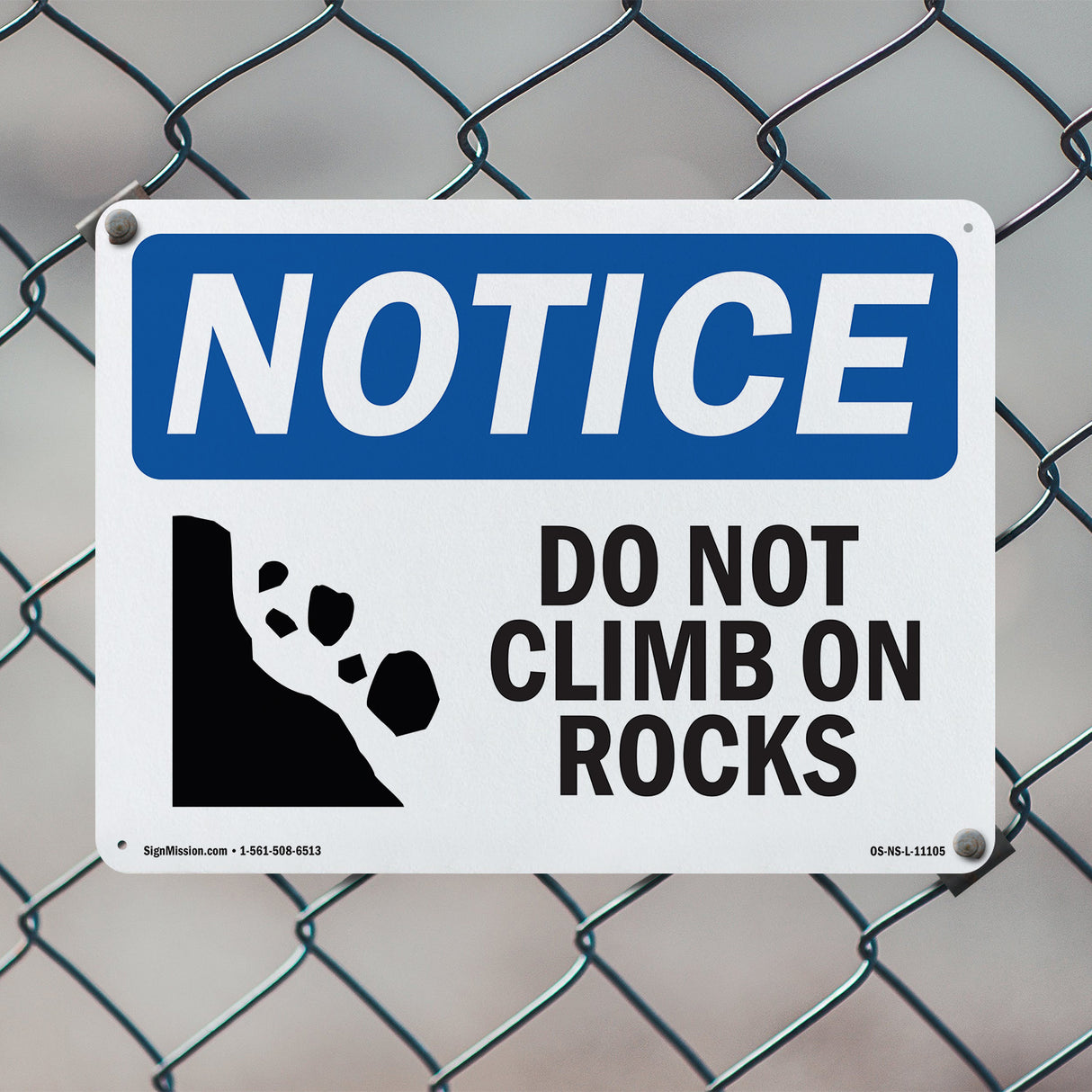 Do Not Climb On Rocks