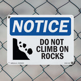 Do Not Climb On Rocks