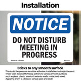Do Not Disturb Meeting In Progress