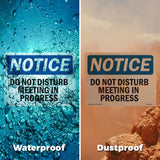 Do Not Disturb Meeting In Progress