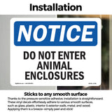 Do Not Enter Animal Enclosures