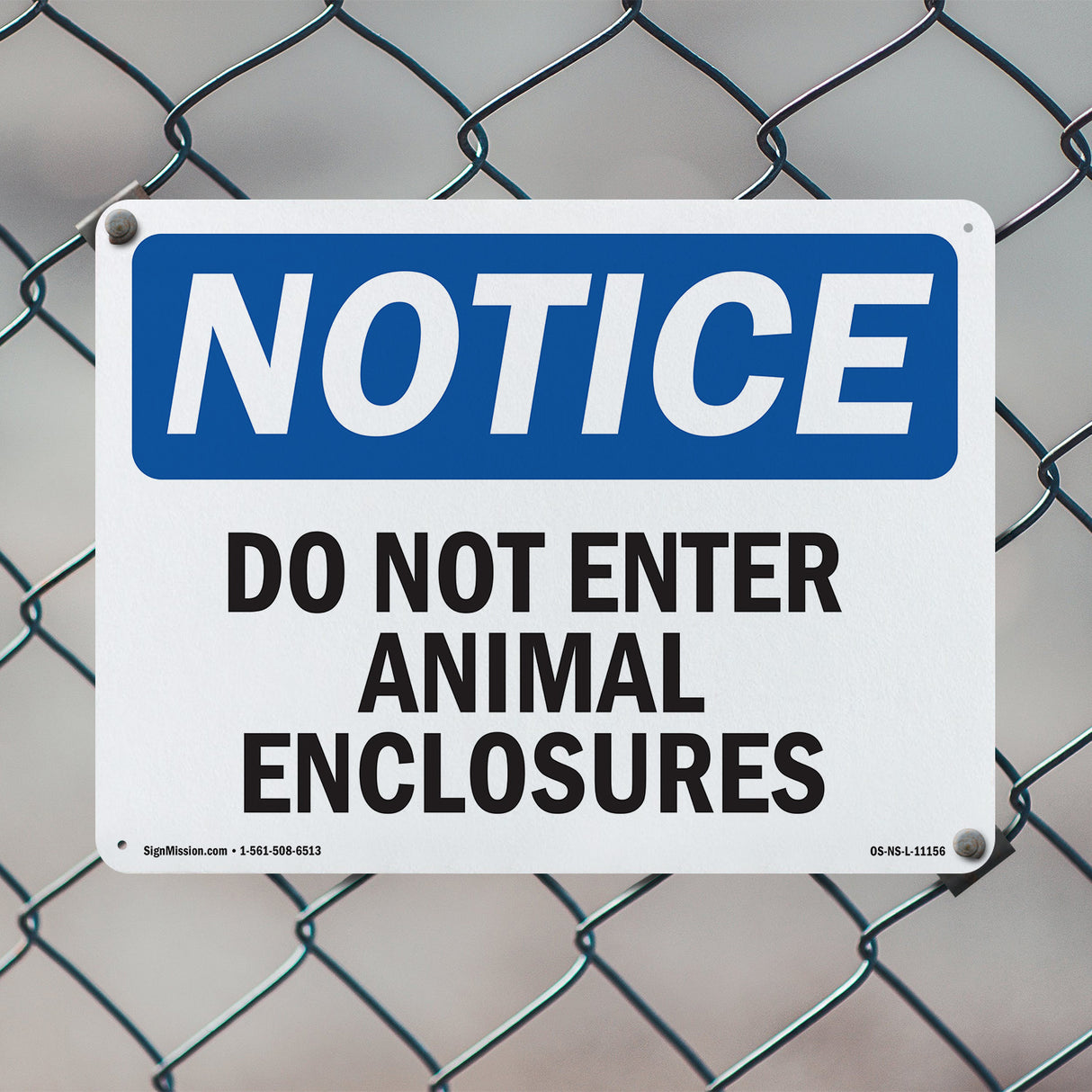 Do Not Enter Animal Enclosures