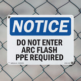 Do Not Enter Arc Flash PPE Required