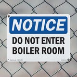 Do Not Enter Boiler Room