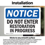 Do Not Enter Restoration In Progress