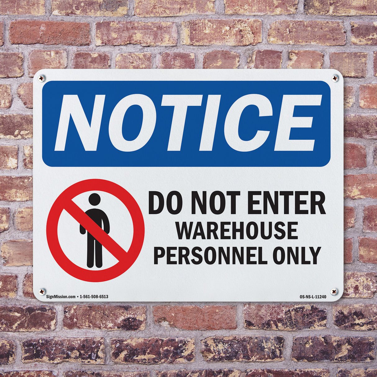Do Not Enter Warehouse Personnel Only