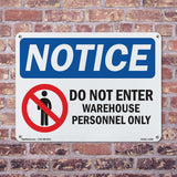 Do Not Enter Warehouse Personnel Only