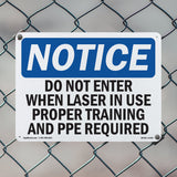 Do Not Enter When Laser In Use Proper Training