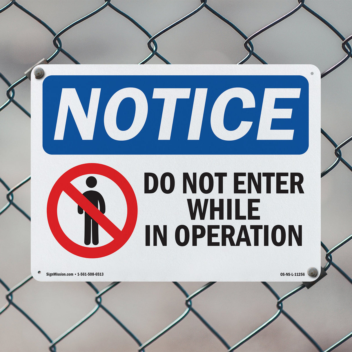 Do Not Enter While In Operation