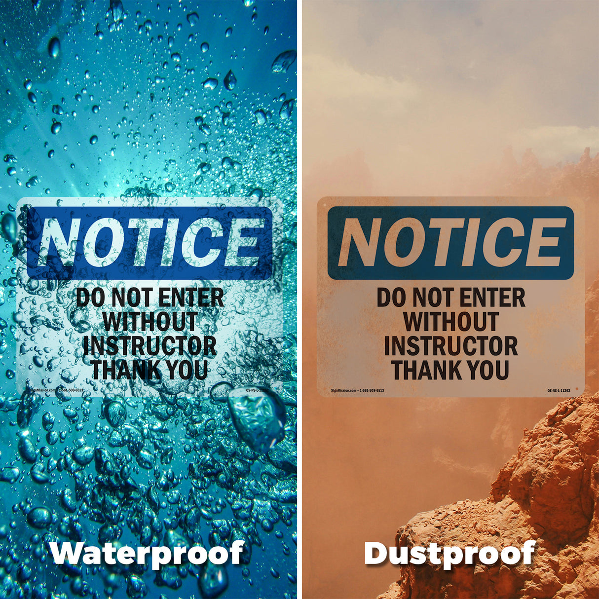 Do Not Enter Without Instructor