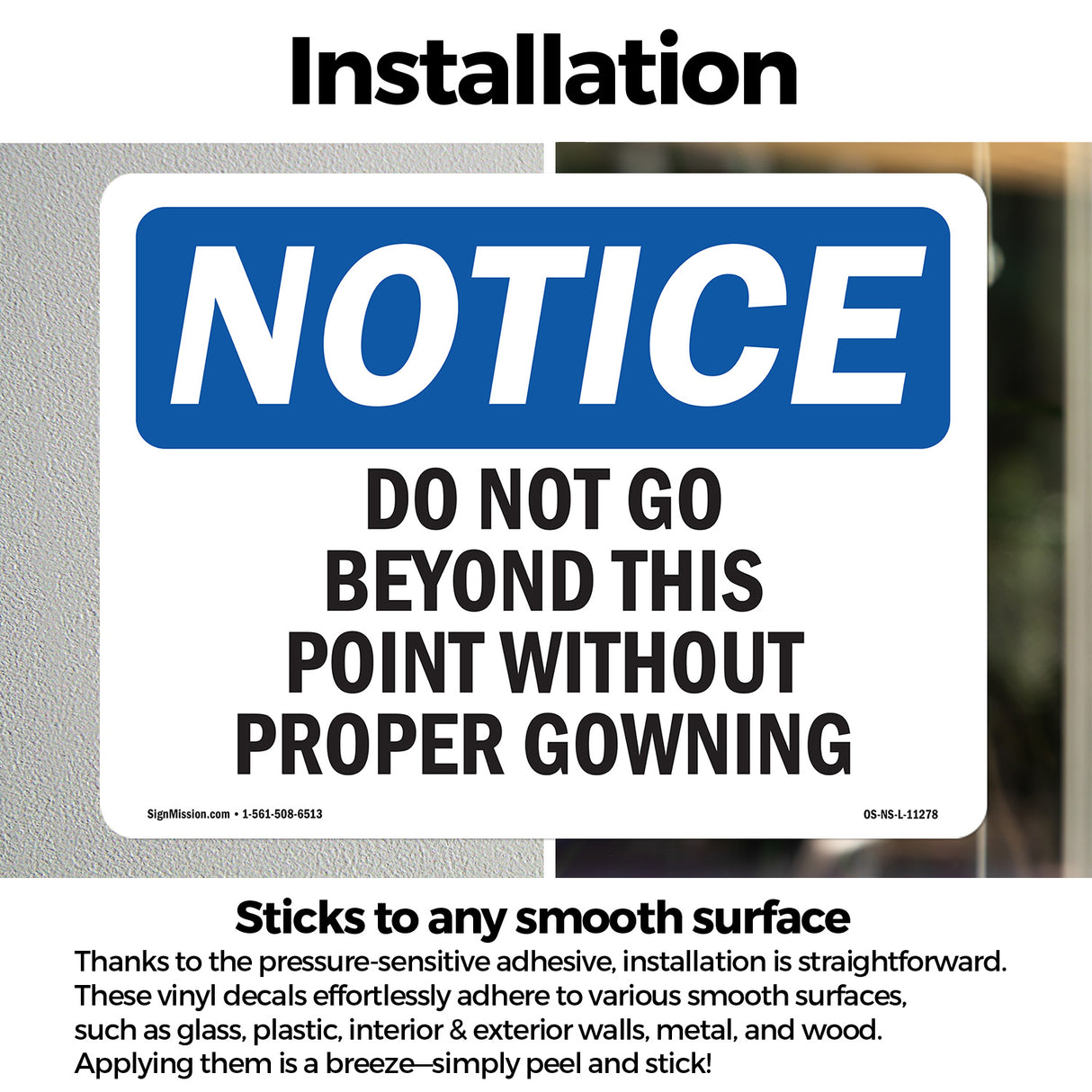 Do Not Go Beyond This Point Without Proper Gowning