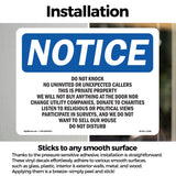 Do Not Knock No Uninvited Or Unexpected