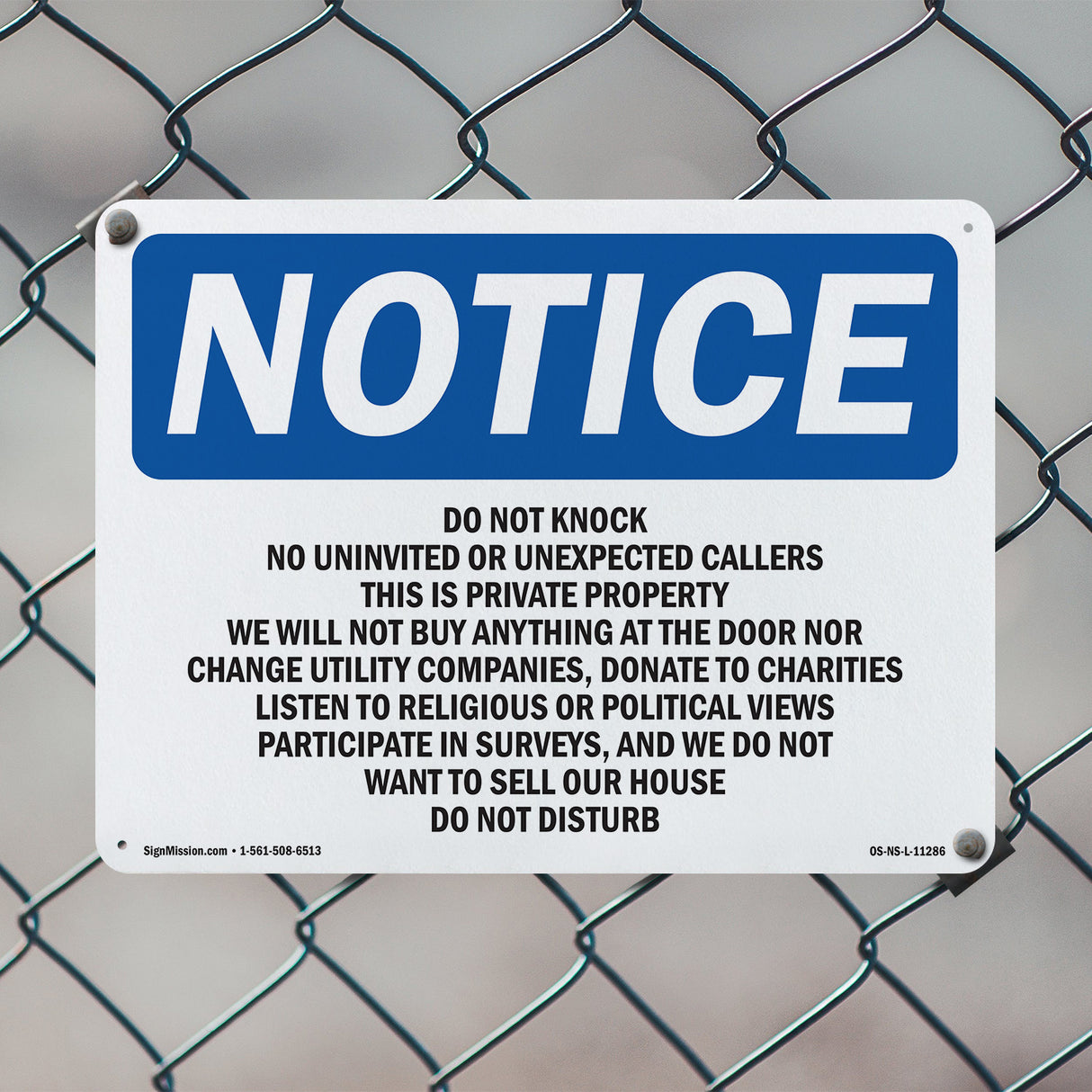Do Not Knock No Uninvited Or Unexpected