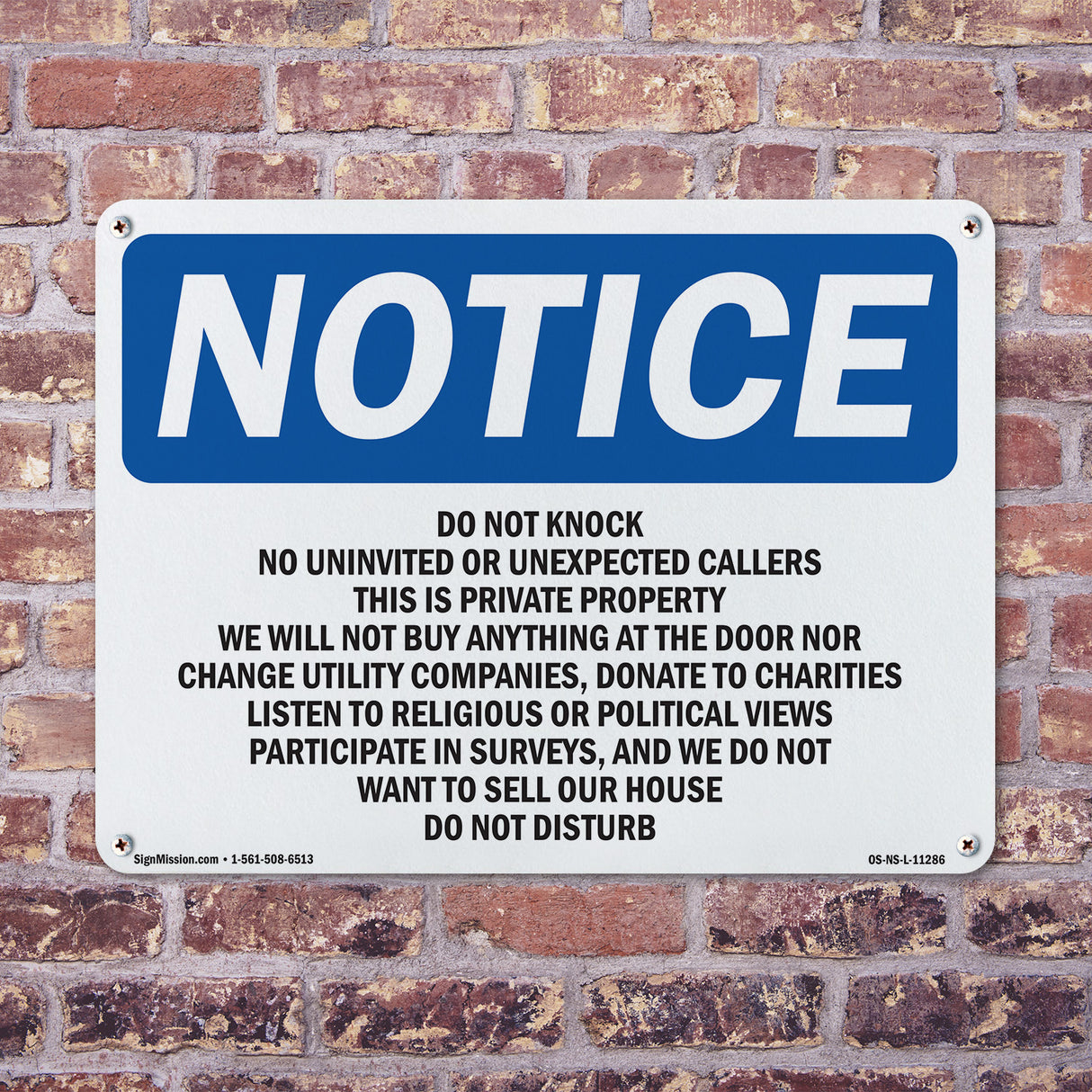 Do Not Knock No Uninvited Or Unexpected