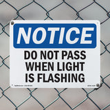 Do Not Pass When Light Is Flashing