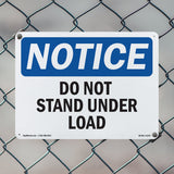 Do Not Stand Under Load Sign