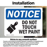 Do Not Touch Wet Paint