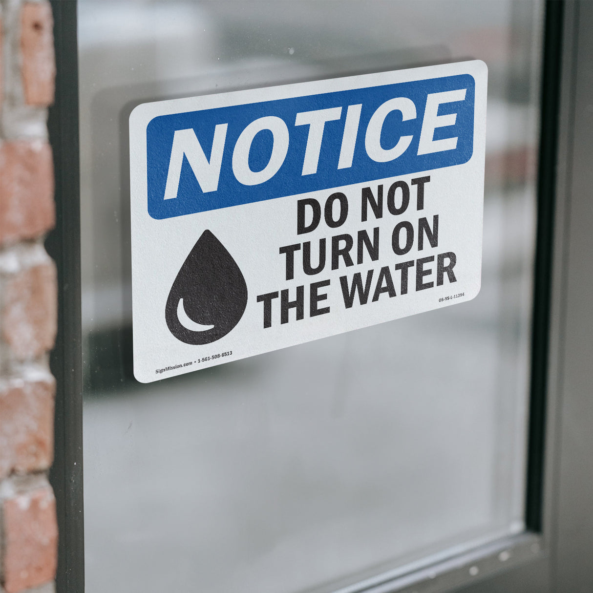 Do Not Turn On The Water