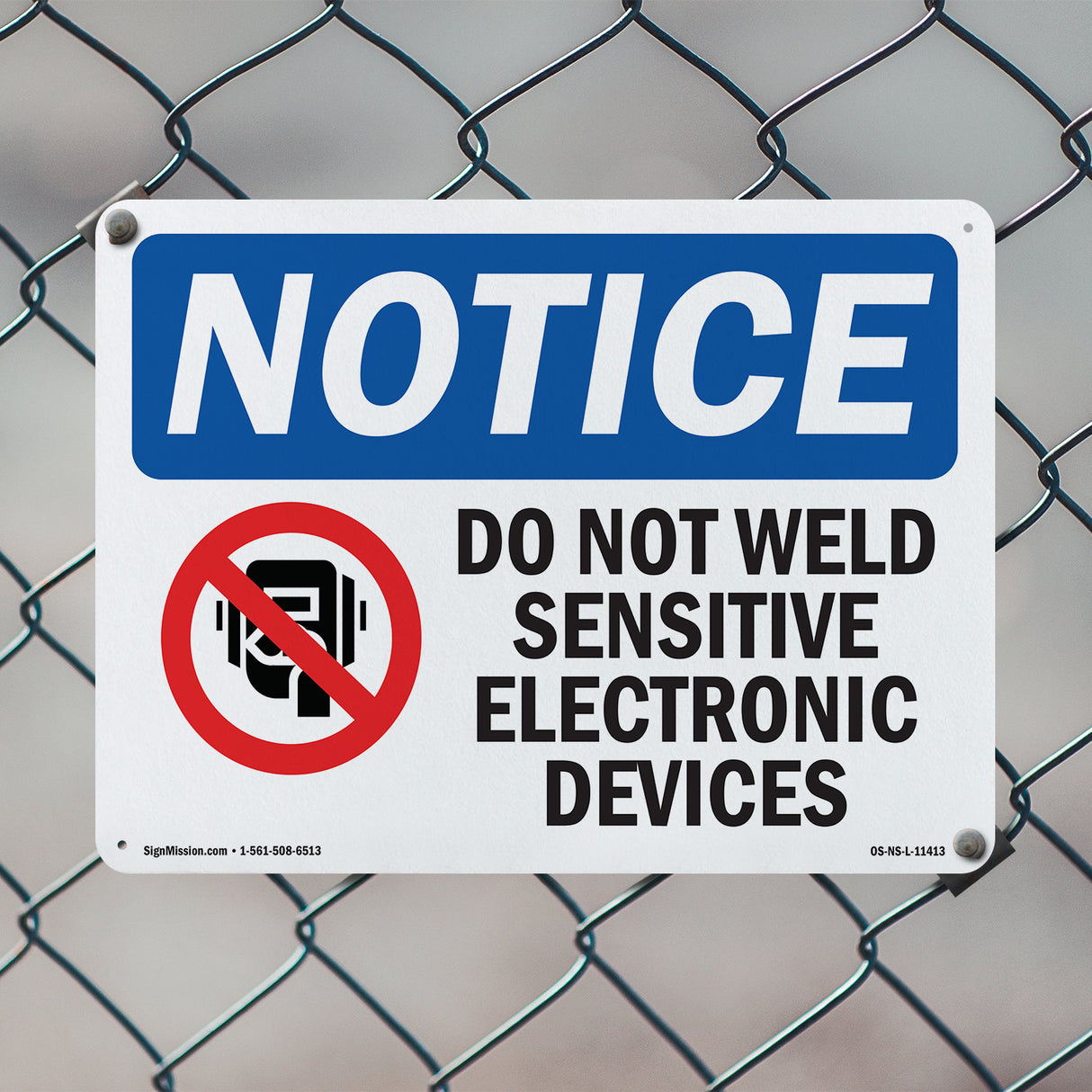 Do Not Weld Sensitive Electronic