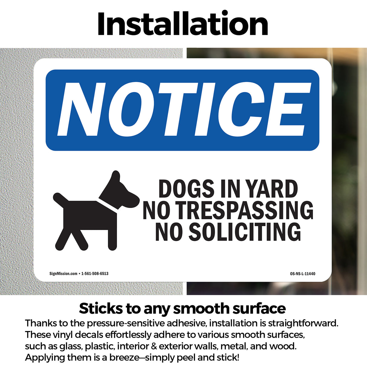 Dogs In Yard No Trespassing