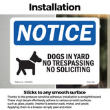 Dogs In Yard No Trespassing