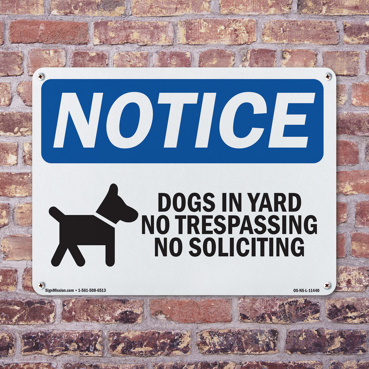 Dogs In Yard No Trespassing