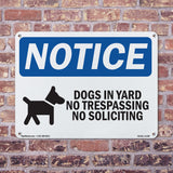 Dogs In Yard No Trespassing