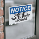 Domestic Water Pump Package