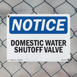 Domestic Water Shutoff Valve