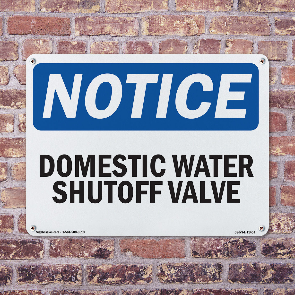 Domestic Water Shutoff Valve