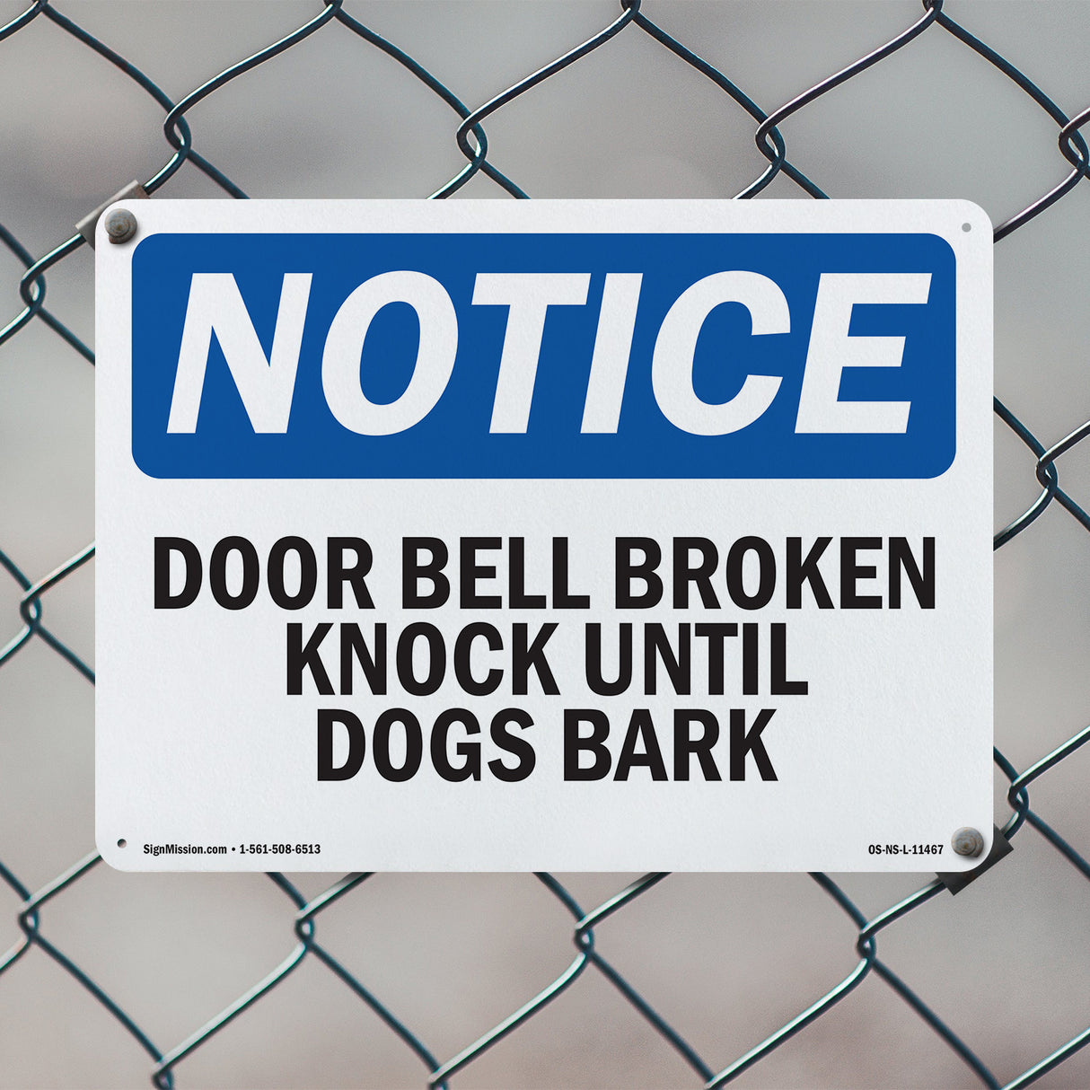 Door Bell Broken Knock Until Dogs Bark