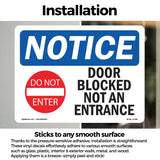 Door Blocked Not An Entrance