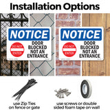 Door Blocked Not An Entrance