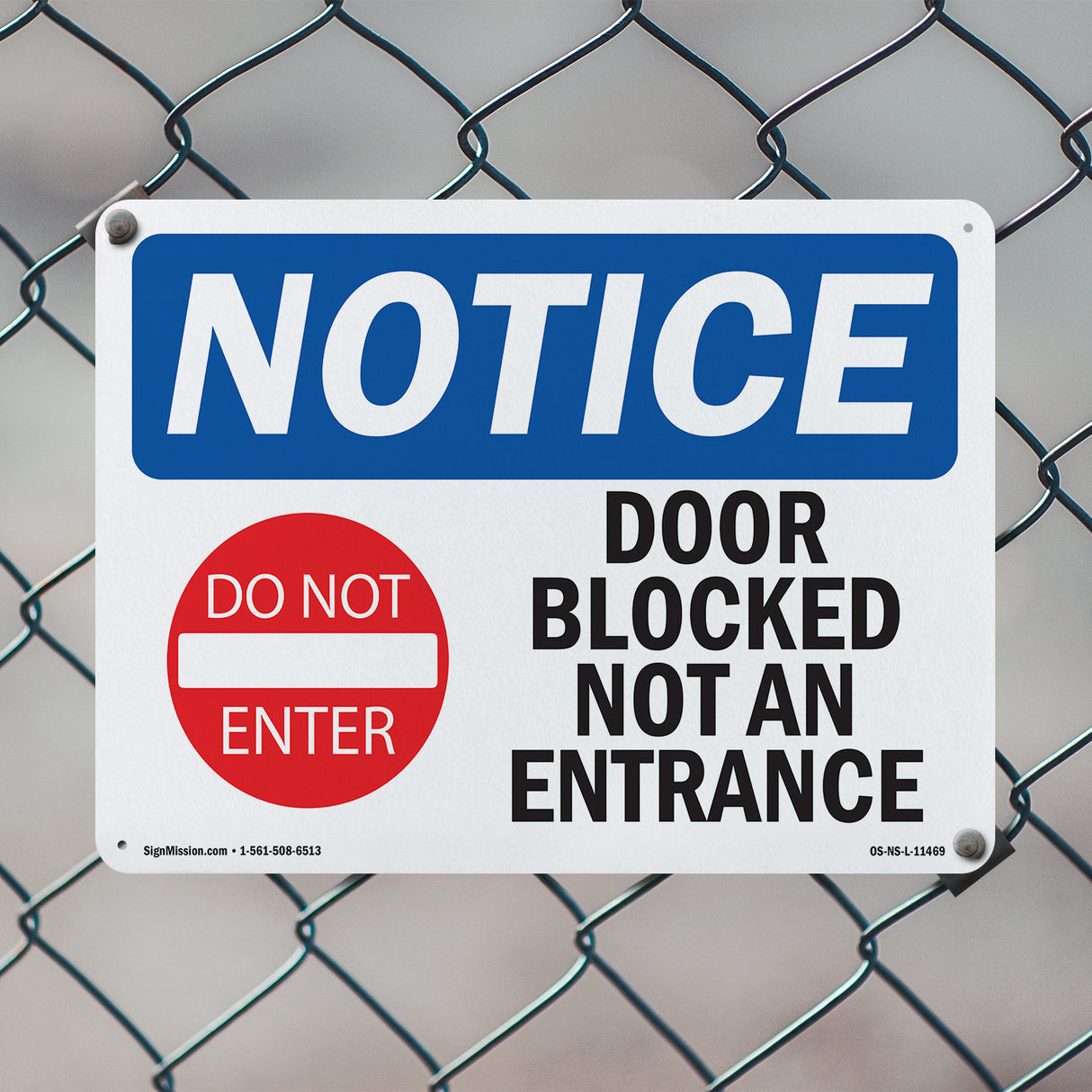 Door Blocked Not An Entrance