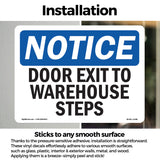 Door Exits To Warehouse Steps